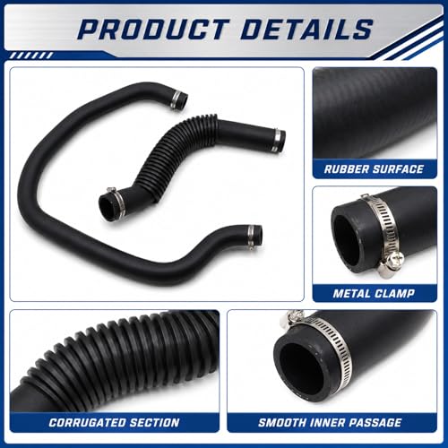 FZJDSD Engine Upper & Lower Radiator Coolant Hose Kit Fit for Cadillac Escalade GMC Yukon Chevy Silverado 1500 2500 3500 Suburban 2007-2014#22827731 22827735 15274730 15037656 by FZJDSD - Image 6