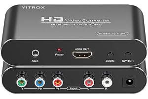 Upscaler: Component to HDMI Converter Upscaler, YPbPr to HDMI Converter Upscaler