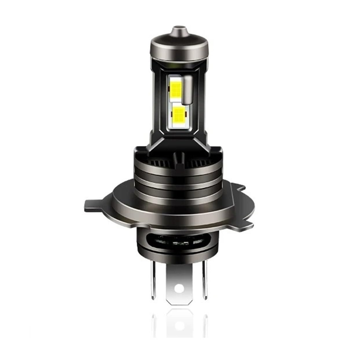 Phare Moto 1pc 35W H4 9003 6500K blanc brillant moto ampoule LED phare pour brouilleur pour classique pour icône 2015 2016 2017