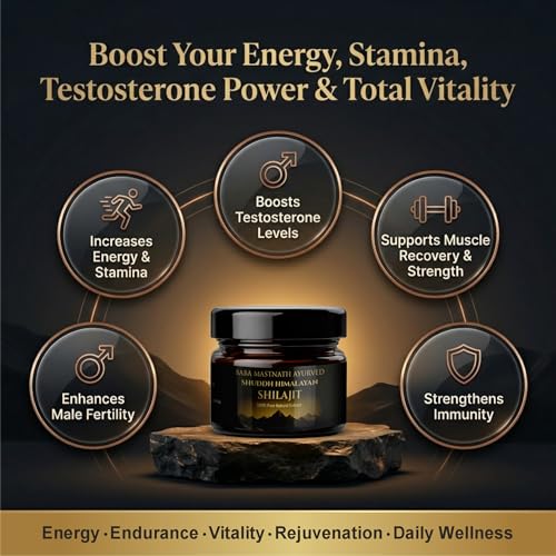 Image of Pure Himalayan Shilajit /Shilajeet Resin 20g | 75%+ Fulvic Acid | Lab Tested | Boost Energy, Stamina & Testosterone Naturally | Premium Ayurvedic Shilajit for Men