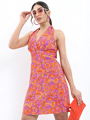 Image of Ketch Women Regular Fit Printed Sleeveless Dress