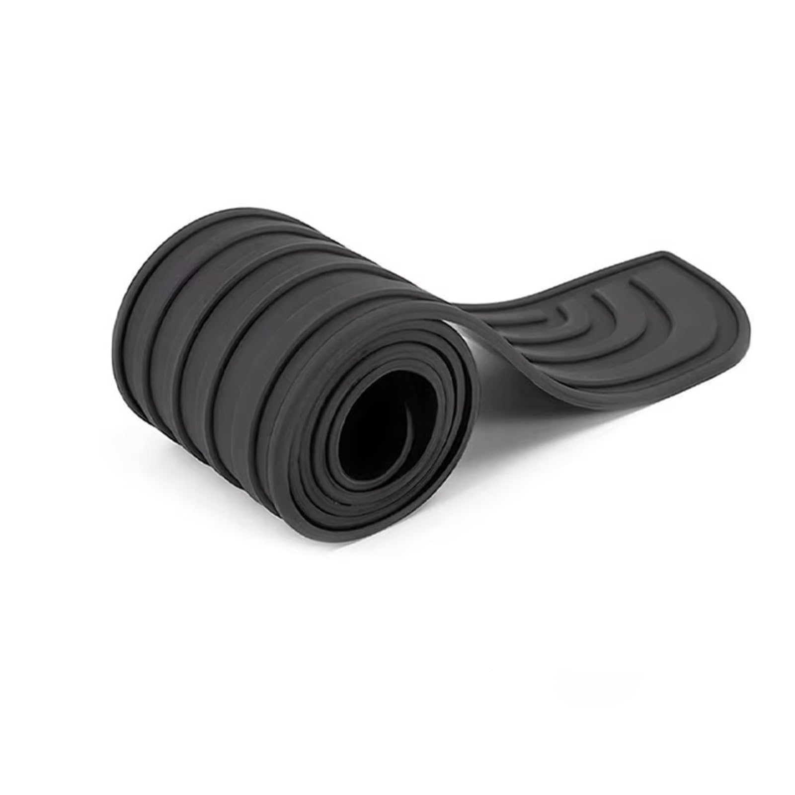 Car Door Sill Guard Strip for Suzuki D max 2021-2023, Rear Bumper Protector Scratch-Resistant Boot Sill Rubber Material,Black with Black Trim-9 * 104CM