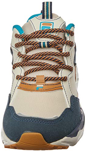 Fila Rippler, Tênis Masculino, Bege/Marinho/Azul, 42
