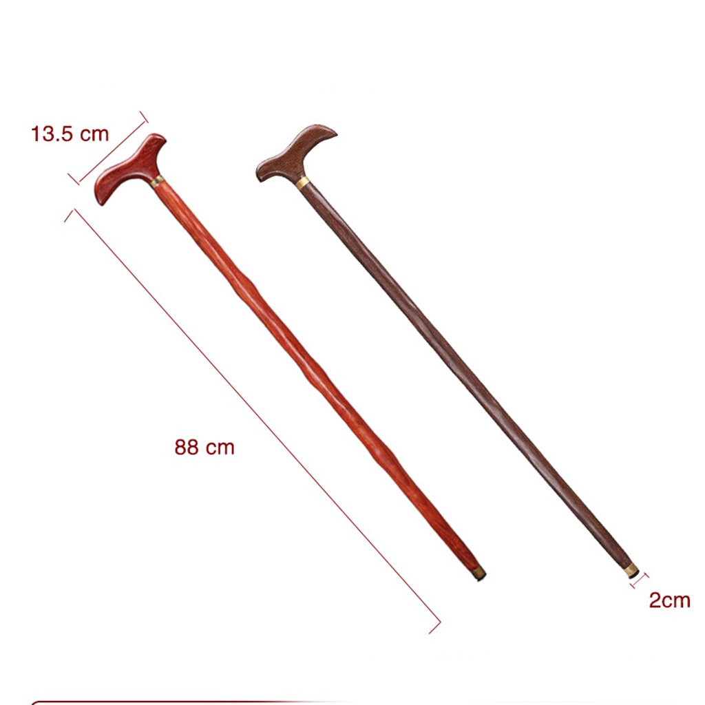 Drewniane laski Laska dla osób starszych Laska z litego drewna Stare drewniane kule Kule dla osób starszych 88 cm można samodzielnie obciąć Pomoc w poruszaniu się dla osób starszych, seniorów i osób