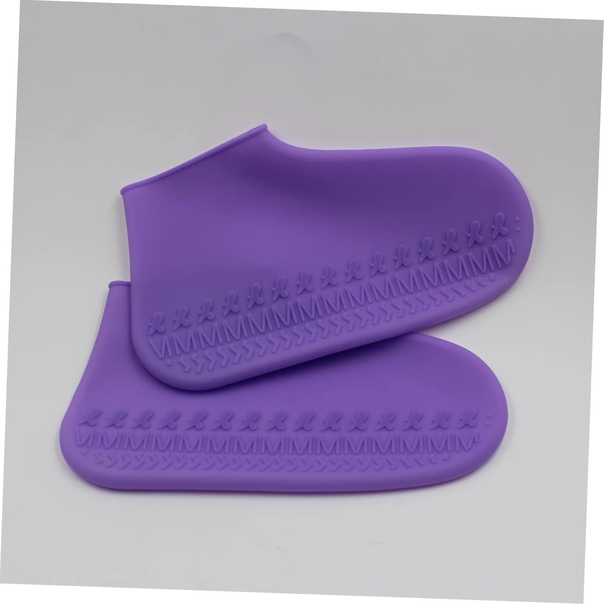 POPETPOP Couvre-Chaussures Imperméables en Silicone Antidérapants et Résistants à l'usure pour Chaussures Unisexes, pour Camping et Loisirs, Lot de Couleur Aléatoire