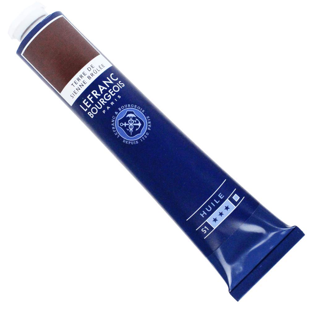 Lefranc & Bourgeois Fine oil colour, 150 ml, smooth and highly pigmented oil colour, burnt Siena