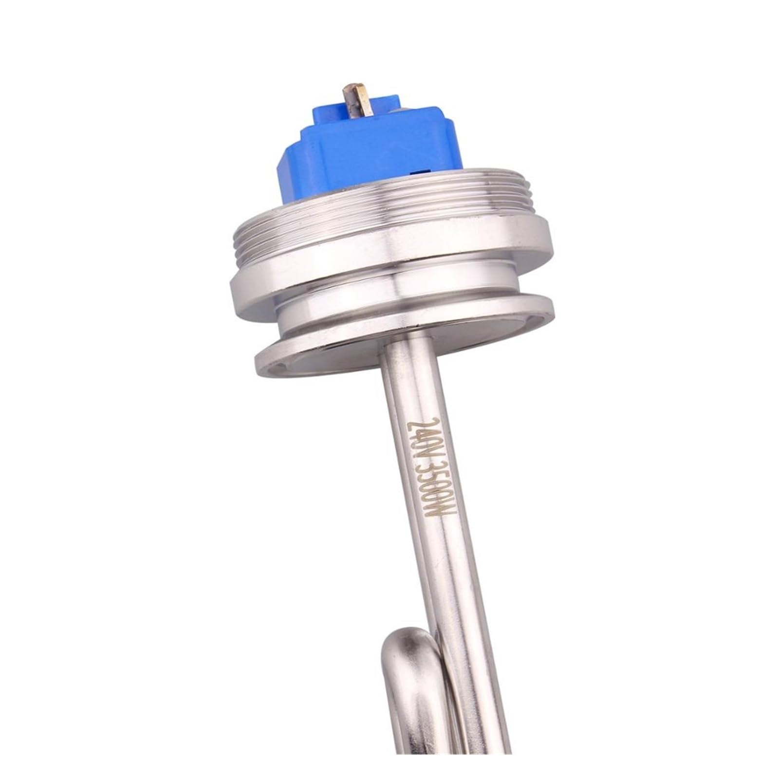 DELURA Riscaldatore Ad Immersione 1.5" Tri-clamp 240V 3.5KW Riscaldatore Ad Immersione Elettrico in Acciaio Inossidabile Elemento Riscaldante