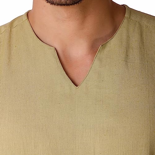 Image of rytras Men's Cotton Straight Fit Straight Kurta