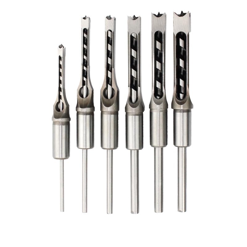 Set Di Punte Elicoidali HSS Da 1 Pezzo, Set Di Punte Per Scalpello Per Mortasatura Con Coclea Quadrata, Kit Di Strumenti Per Trapano Per La Lavorazione Del Legno Con Foro Quadrato,20mm