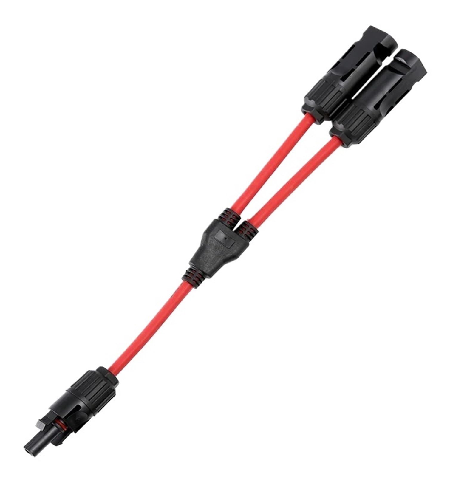 Conector paralelo práctico adaptador de rama Panel Cables distribuidor enchufe en línea conectores fotovoltaicos(5pairsRB1000)