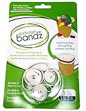Garbage Bandz Reusable Elastic Rubber Bands for Trash Cans, 2-Pack (6 Pieces)