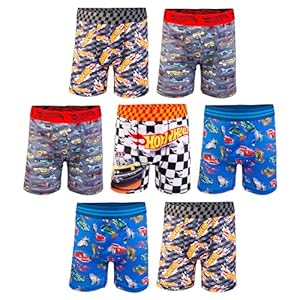 Hot Wheels Calzoncillos y calzoncillos para niños disponibles en tallas 2/3t, 4t, 4, 6, 8 y 10
