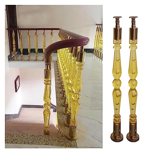 Evite pasillos oscuros con el kit de balaustre de cristal acrílico para escaleras 4