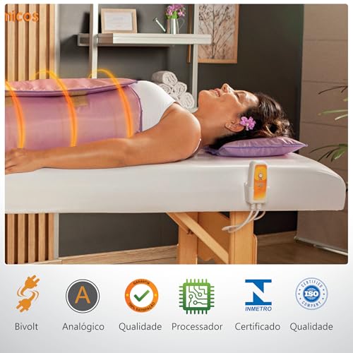 Manta Térmica Estética Analógica MEIO CORPO Bioterm - Certificação Inmetro e Iso9001