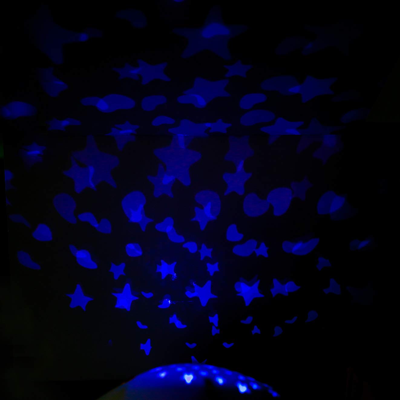 Bayer Design 69507AA Einschlafhilfe, Schlummerlicht, Nachtlicht mit Sternenlicht, Bär Kuscheltier, Nachtlampe, Kinderlicht, Baby Kinder, rosa