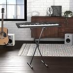 Amazon Basics Porte-clés réglables et support pour piano, portable simple-X - Pour le programme de musique scolaire, chorale, & Considérants