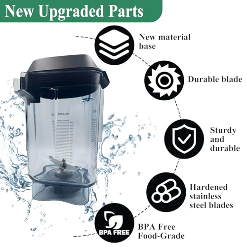 Jarra para licuadora 48oz compatible Advance Quiet One miniatura 2