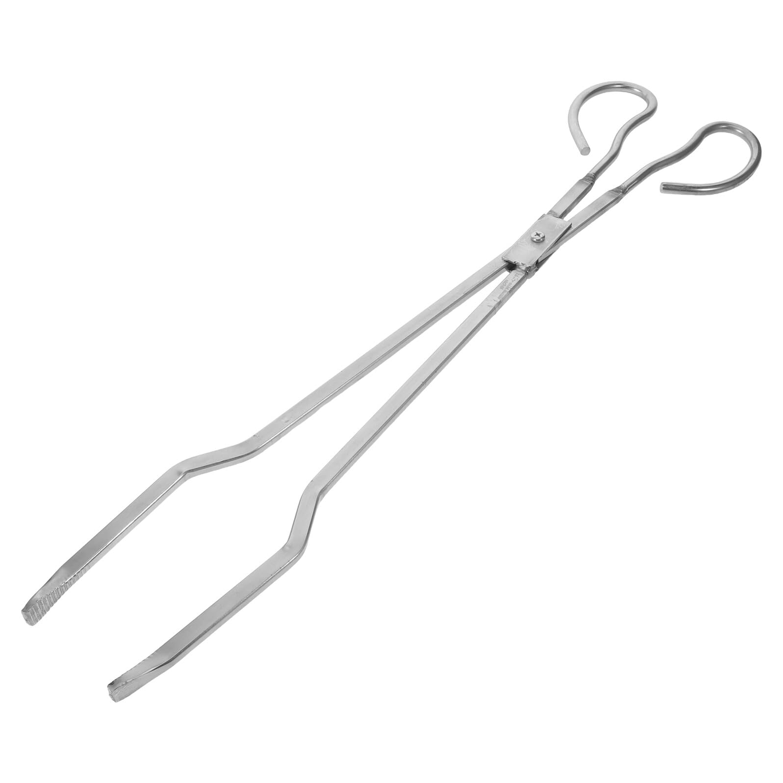 Pinzas para chimenea de 52 cm DECORNIJIA en acero inoxidable
