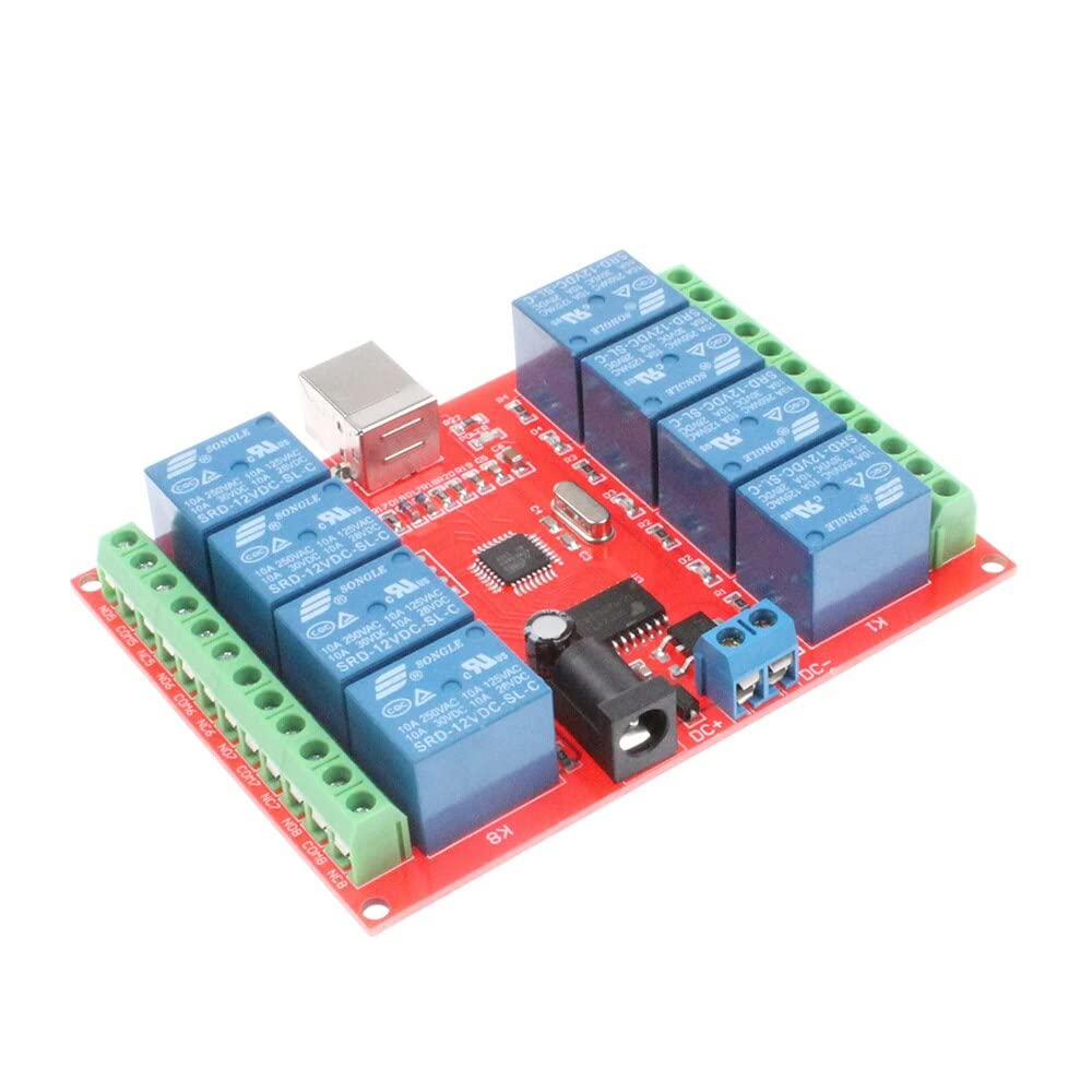 xcluma DC 5V 8 Channel Relay Module USB Control Computer Control Switch/PC/PLC control board (B0BB8726H4) Amazon Price History, Amazon Price Tracker