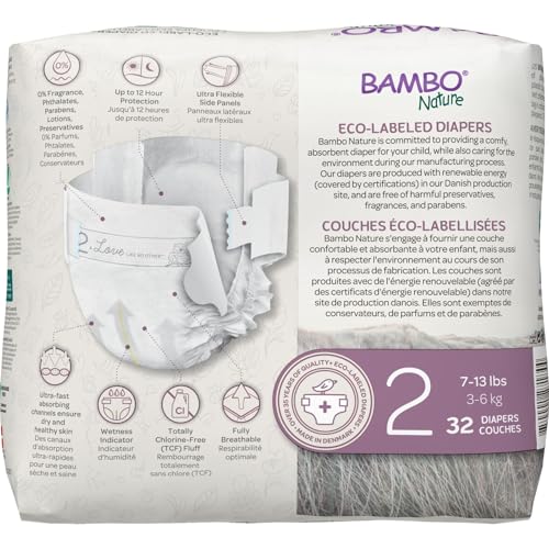 Bambo Nature 1000016924 Hypoallergenic Baby Diapers thumb #1