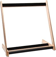 Vista 2 de Ruach GR-2 - Soporte y soporte personalizable para guitarras y estuches (5 vías), color abedul