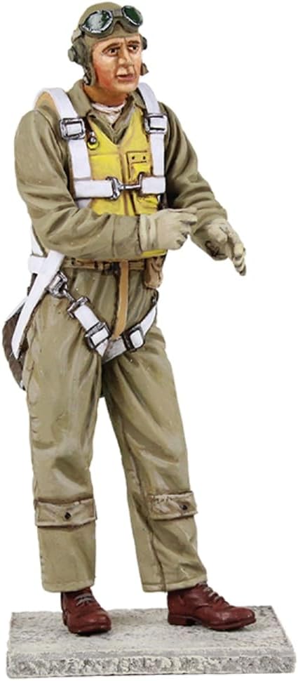 W. Britain Jack Tars & Leathernecks 13014 Soldado de juguete piloto de la Marina de los EE. UU. de la Segunda Guerra Mundial
