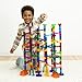 Fat Brain Toys Marble Run Clear Set - 200pc - Marble Run 200 Piece Set Building & Construction for Ages 3 to 10