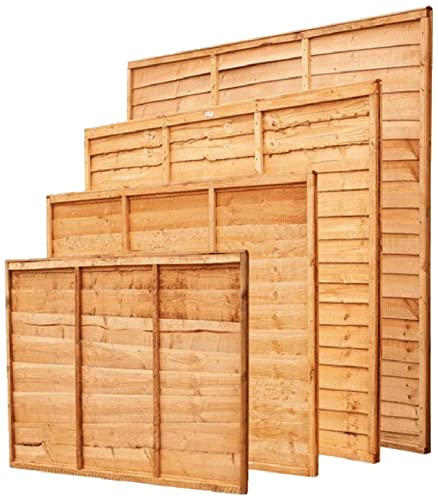 Panneaux de clôture à recouvrement - 6 mm d'épaisseur