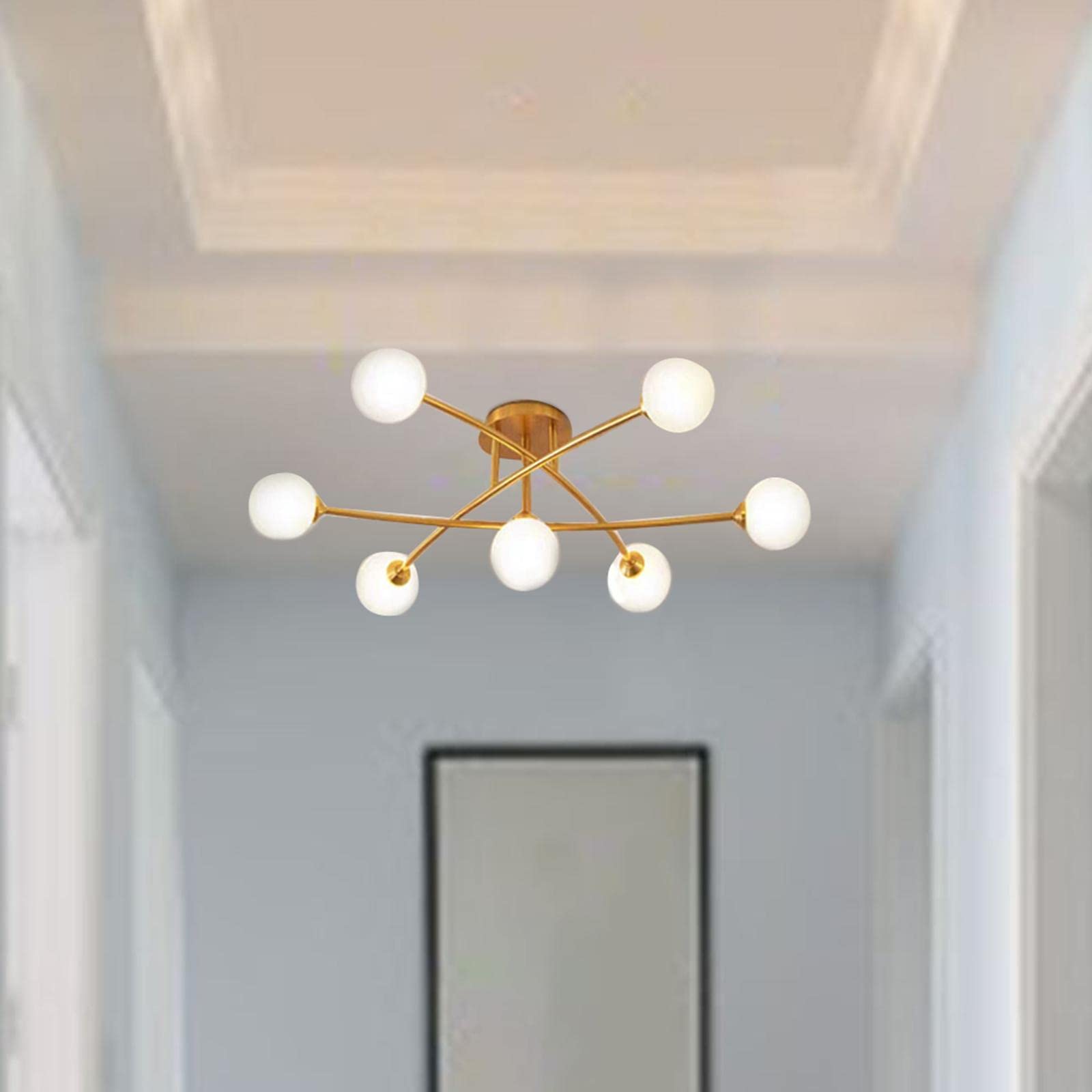 perfk 12 cm Paralumi, lampadario camera da letto bambini, Copertura della luce Illuminazione di ricambio Lampadario di ricambio Lampade da tavolo Lampade da terra G9 Paralume in vetro globo