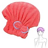 [Works For All Types Of Hair] Ultra Plush Microfiber Hair Towel is among the highest quality hair drying towels on the market. Being generous in size, this microfiber hair towel turbans will never let you down. Ideal for women, men and kids.