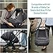 Waterproof Baby Car Seat Cover，YVMVDV Patented Cold Weather Carseat Cover for Babies,Infant Car Seat Cover Canopy for Boy Girls,Windproof Car Seat Canopy, Keeps Babies Warm and Cozy Black