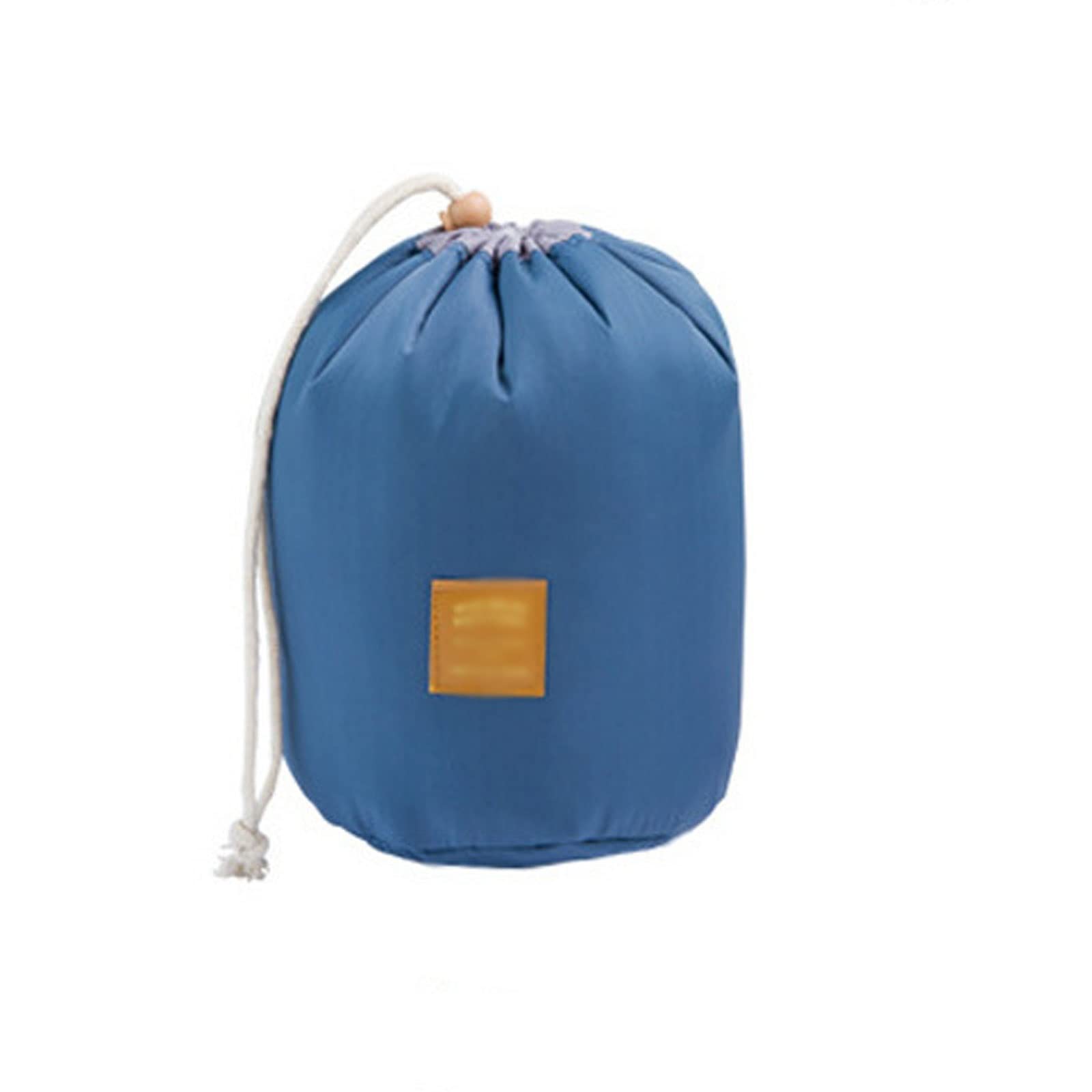 DieffematicHZB Maletin Maquillaje Bolsa cosmética Redonda de Maquillaje Impermeable Organizador de Viajes de Viaje (Color : Blue)