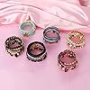 SAILIMUE 6 Sets Bohemian Stackable Bead Bracelets for Women Men Stretch Multilayered Bangles Bracelet Set Boho Multicolor Jewelry