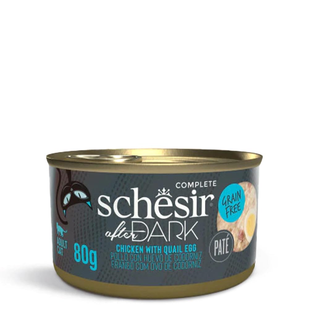 Schesir After Dark Chicken with Quail Egg Pate Adult Cat Wet Food - 80 gm | Pack of 3 (B0D98BCTM2) Amazon Price History, Amazon Price Tracker