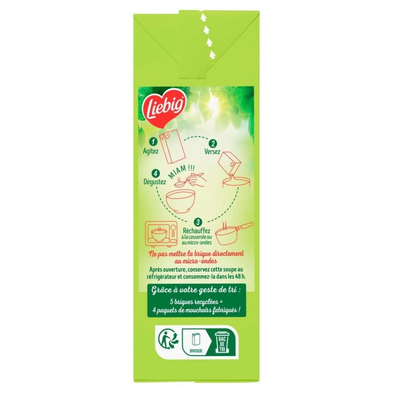 LIEBIG - Velouté De Potiron Bio 1L - Recette onctueuse avec Graines de Courges - Epicerie Salée - Le Lot De 3