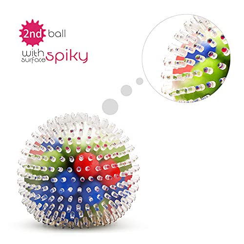 Stress Ball, Fansteck [4 Pack] Squeeze Ball / Stress Relief Ball For Kids And Adults, Sensory Rubber Ball, Ideal For Autism, Anxiety & More #TOP2