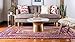 Unique Loom Braided Chindi Collection Area Rug - Layer (5' 1
