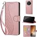 Wallet for Honor Magic8 Pro Case, Rose Gold