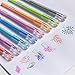 chosch Flower Diamond Tip Gel Ink Rollerball Pens, Extra Fine Point Pen (0.5mm),8 Colors, 8-Count (8)