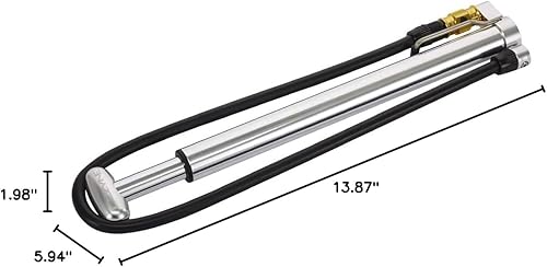 Vista 5 de LEZYNE Lezyne Minipumpe CNC Micro Piso Plateado (Gloss Silver)