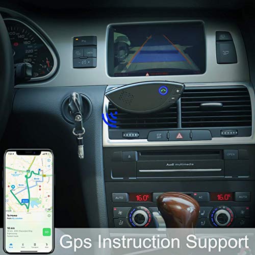 image for Baywell Bluetooth Car Speakerphone Hands Free Wireless Car Speaker Kit