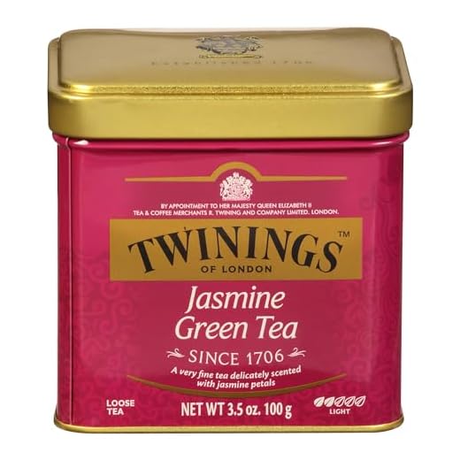 Twinings of London Loose Jasmine Green Tea, 3.53 Ounce Tin