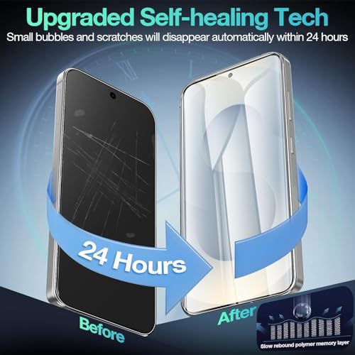 Image of SHILD - (2 Pack Screen Protector Guard for S25 Edge Perfect - Fits Design (6.7-inch Screen Size) | Transparent Screen Guard For Galaxy S25 Edge - Fingerprint Support /S PEN Compatible /HD