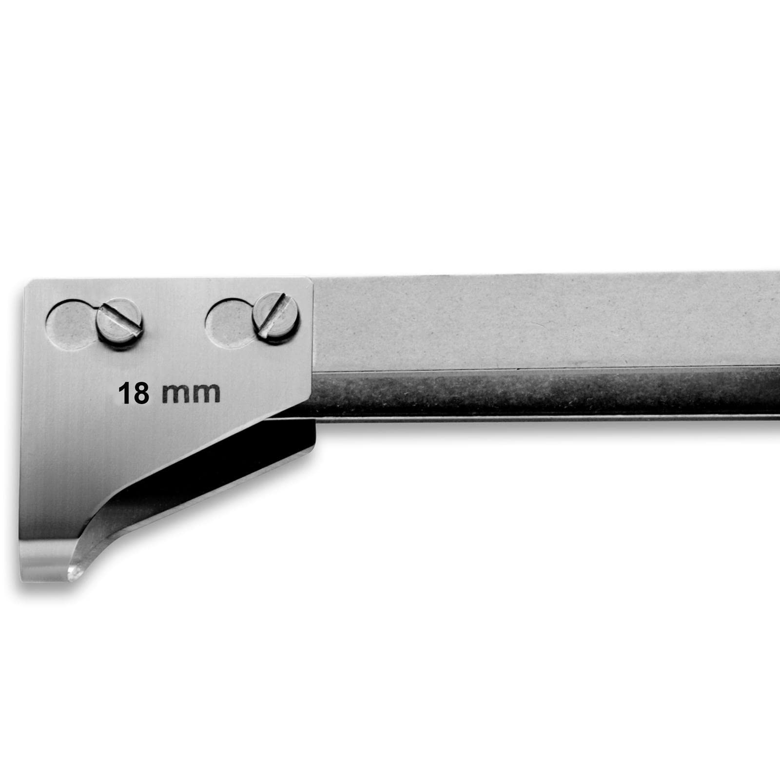 Profi Edelstahl Metzger Rippenzieher - Mit 14mm Klinge Und Blauem Griff