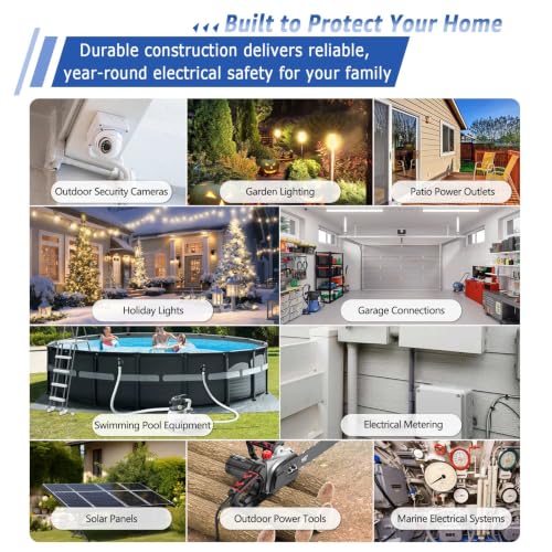 Boîte de jonction étanche résolvant les pannes électriques extérieures boîtier ABS NineLeaf - 5