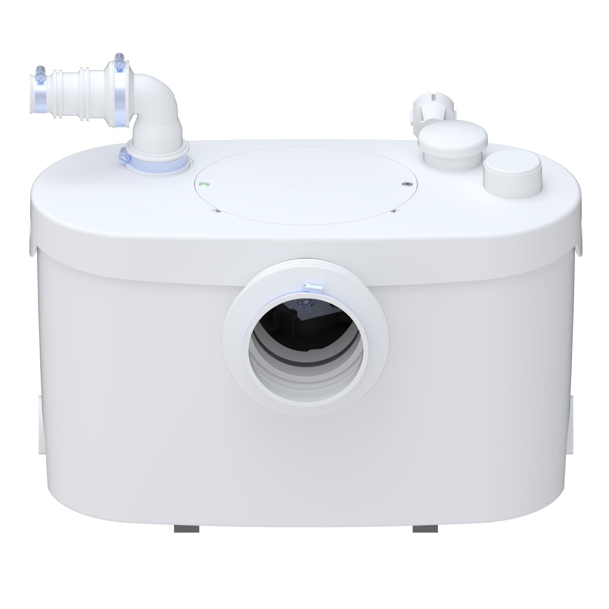 SFA - Sanibroyeur Silencieux (46 dB) Sanipro XR Up - Broyeur WC pour Salle de Bain Complète - Installation et Maintenance Facilitées - 43,2 x 23,9 x 31,9 cm - 400W - Made in France