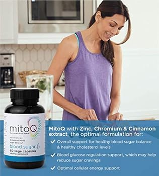 Mitoq Blood Sugar 60 Capsules Coq10 Antioxidant Mitoq W Chromium Cinnamon Zinc Supports Premium Blood Glucose Metabolic Weight Management And Cellular Health Amazon Sg Health Household Personal Care
