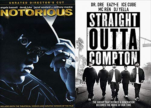 Music Generation Straight Outta Compton & Notorious Double DVD Feature Dr. Dre Easy-E Ice Cube DJ Yeller Mc Ren B.I.G. Movie Pack