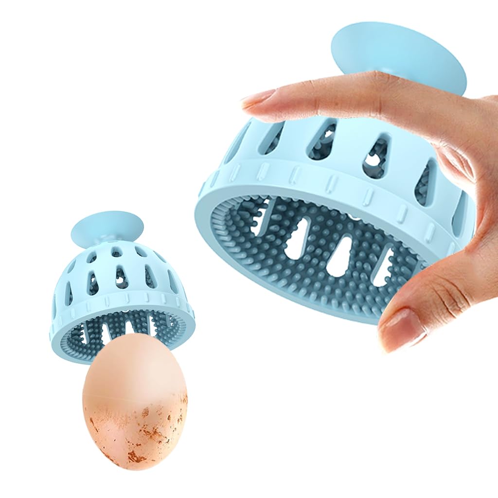 Amazon｜卵クリーニングブラシ 新鮮な卵の洗浄用エッグブラシ 卵野菜