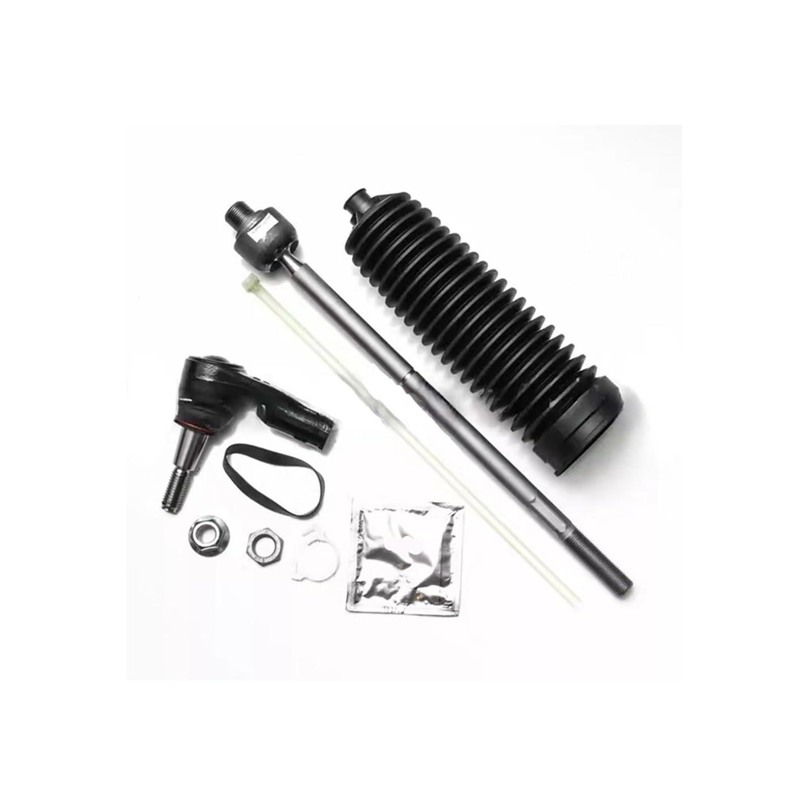 Juntas de varillas para coche Compatible con Land Rover LR4, extremo de barra amarre interior, junta esférica, grasa arranque exterior, LR010667 LR010668 LR010671 LR010672(B)